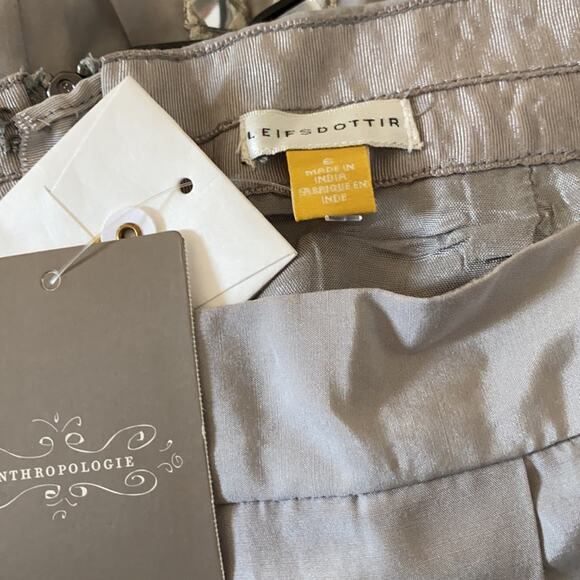 Leifsdottir Anthropologie Gray Mirror Skirt - Picture 3 of 7